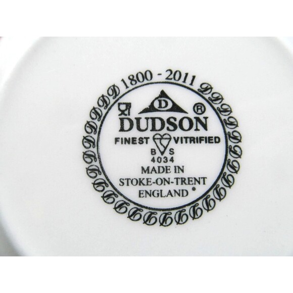 Dudson Olympus White 4 3/4" Sauce Bowls  Back Stamps Various Years - Picture 8 of 11